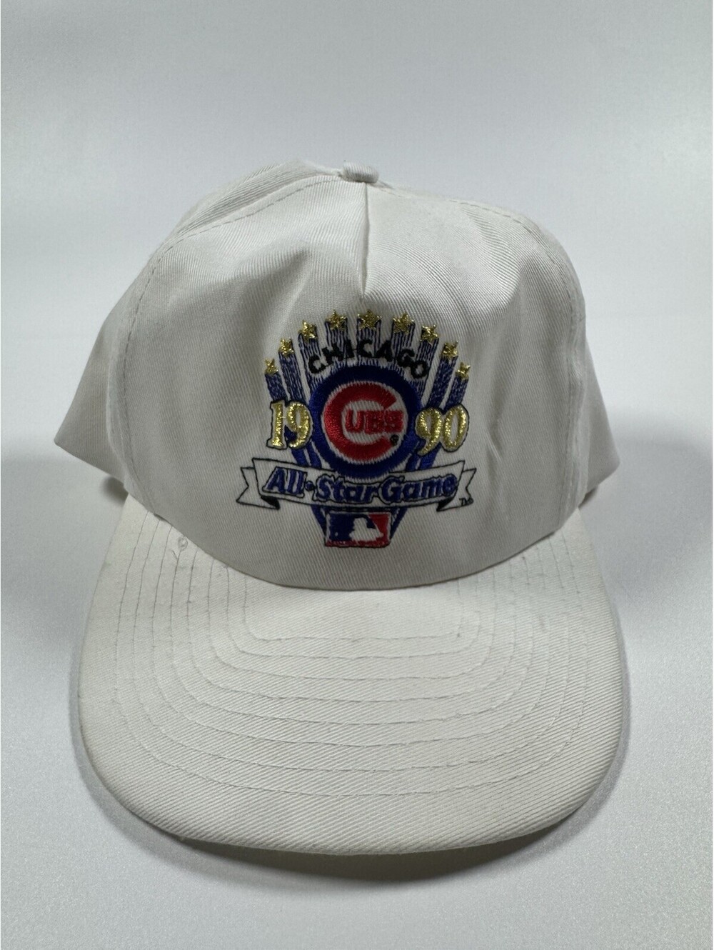 Vintage 1990 Chicago Cubs MLB All Star Game American Needle Snapback Hat Taiwan